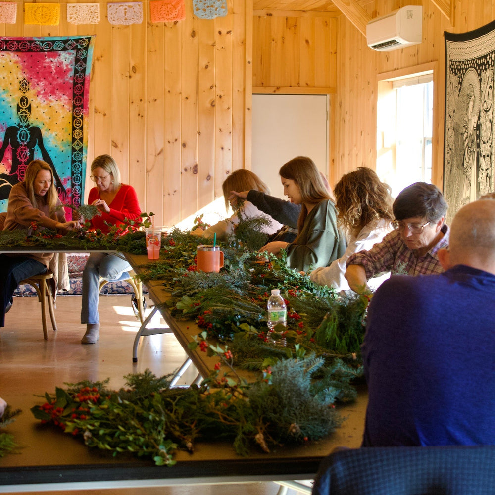 Holiday Evergreen Wreath Making Class, Saturday December 5