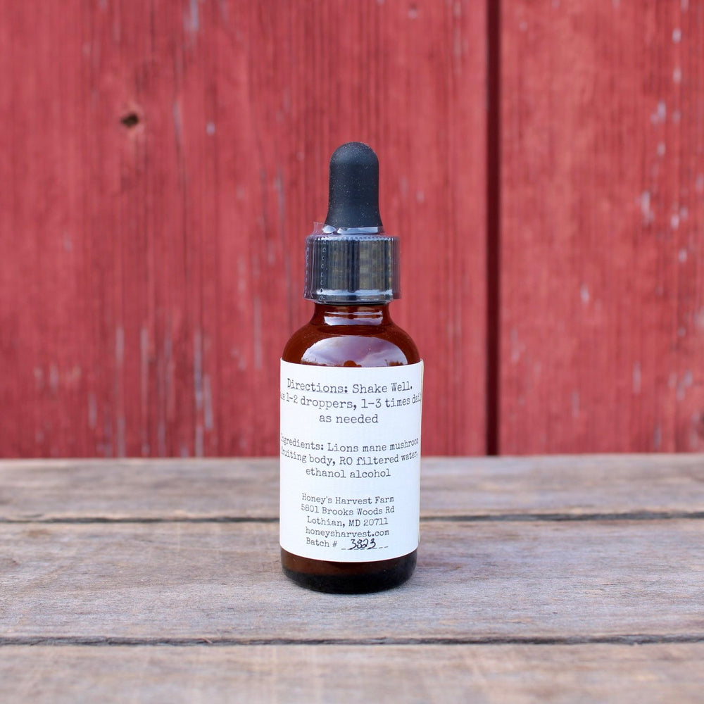 Lions Mane Mushroom Dual Extraction Tincture