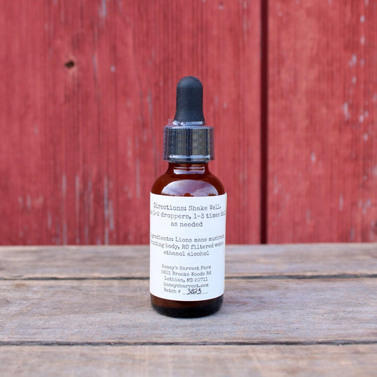 Lions Mane Mushroom Dual Extraction Tincture