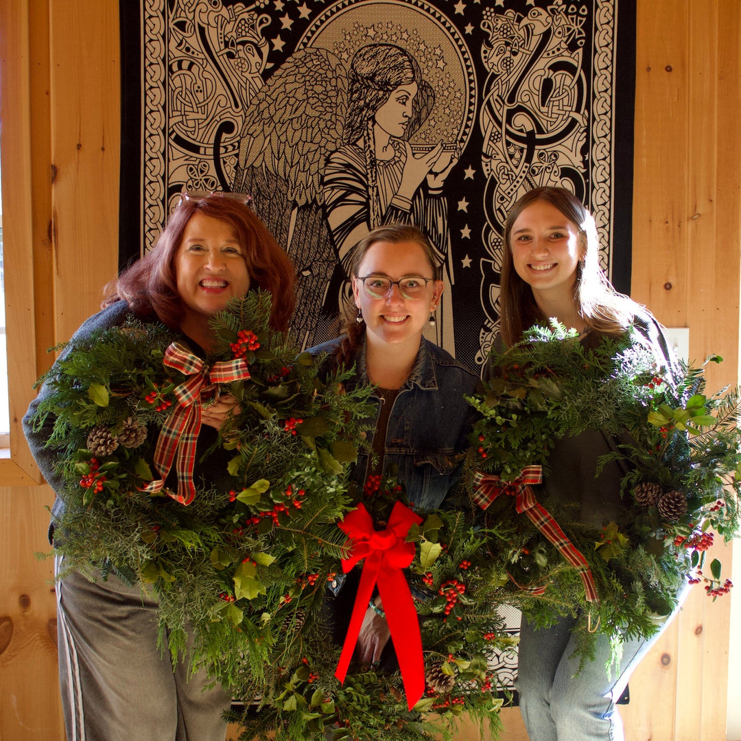 Holiday Evergreen Wreath Making Class, Saturday December 5